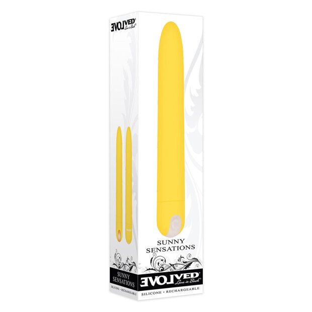 Evolved Sunny Sensations Vibrator Gelb 18,6 cm