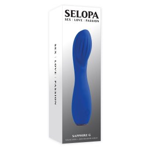 Selopa Sapphire G G-Punkt Vibrator Blau 15 cm ⌀ 3,4 cm