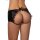 Beauty Night Fashion Doris Metallic Panty Schwarz S/ M