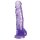 King Cock KingCockClear 8 w balls Dildo Lila 22,2 cm