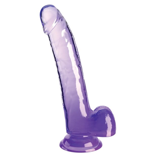 KingCockClear 9 w balls Purple 24,8 cm