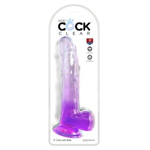 King Cock KingCockClear Dildo Lila 24,8 cm