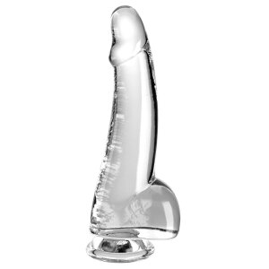 King Cock KingCock Dildo Transparent 19 cm