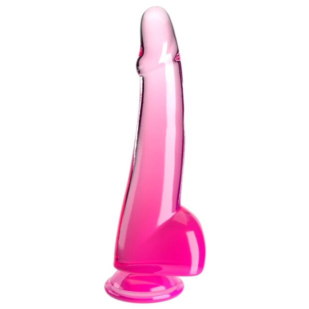 KingCockClear 10 w balls pink 27,9 cm