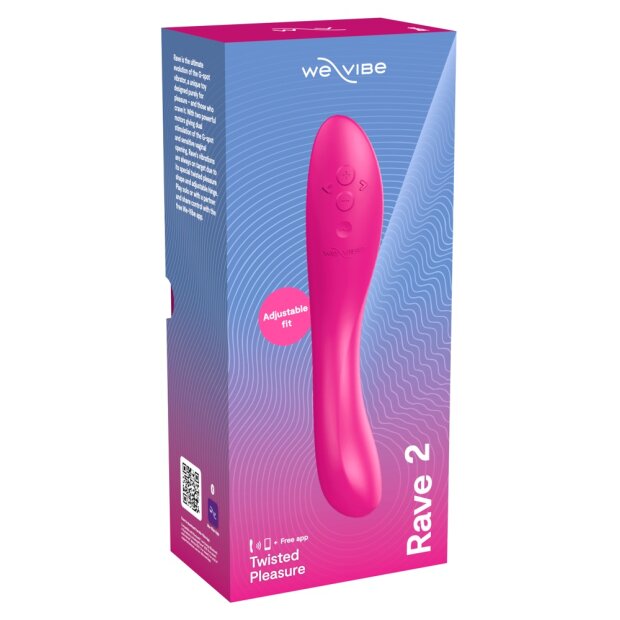 WE-VIBE Rave 2 G-Punkt Vibrator Pink 20,2 cm