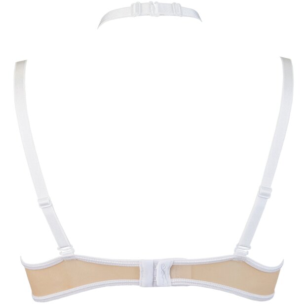 Axami bra white with open cups S/M