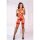 CoFashion Lingerie Raacing body plus stocking rot S/M