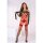 CoFashion Lingerie Raacing body plus stocking rot L/XL