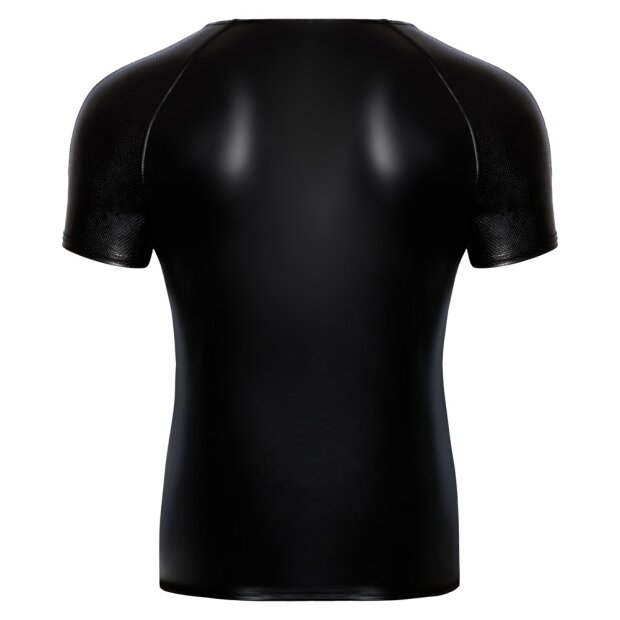 Noir Herren Shirt mit Schlangenhautoptik M - 2XL