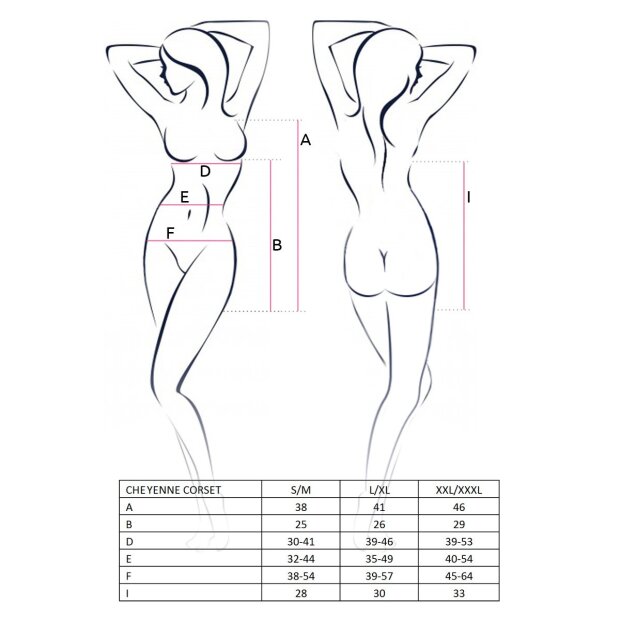 Casmir Cheyenne corset schwarz