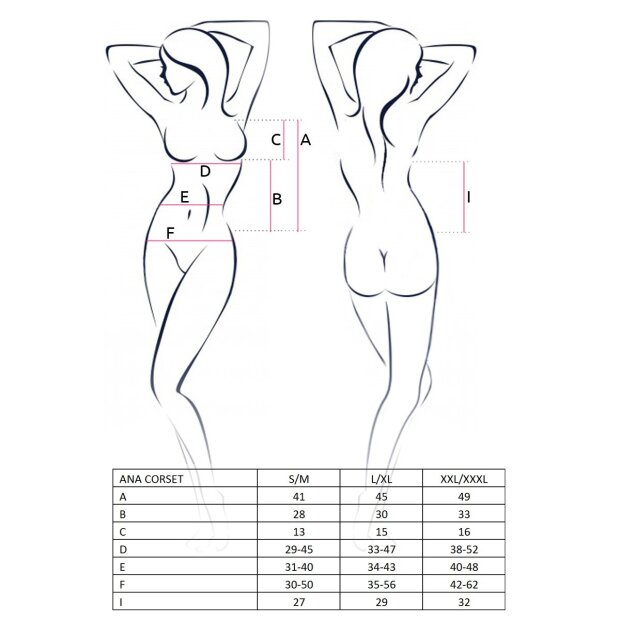 Passion Ana corset schwarz