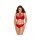 Axami Plus Size bra red
