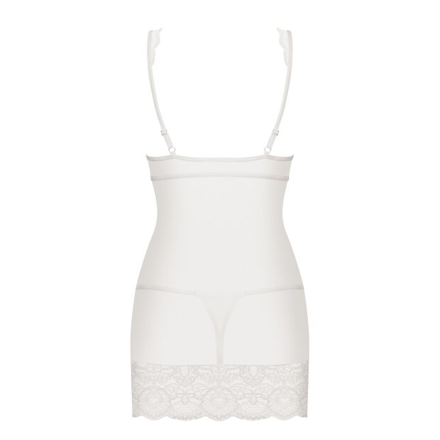 Obsessive chemise & thong white