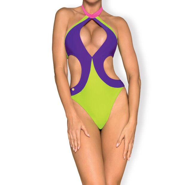 Obsessive Playa Norte swimsuit green-purple