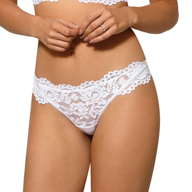 Róza Newia string white