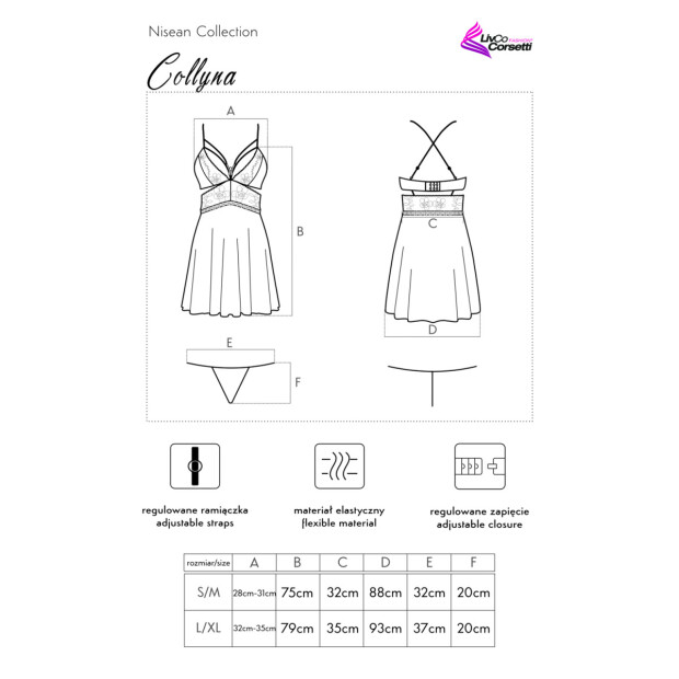 LivCo Corsetti Fashion Collyna babydoll black