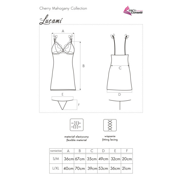 LivCo Corsetti Fashion Lucami chemise purple