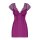 Obsessive Moketta chemise & thong purple
