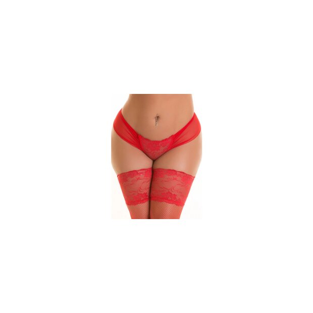 Axami Plus Size string red