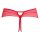Axami Plus Size string red
