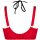 Axami Plus Size bra red-black