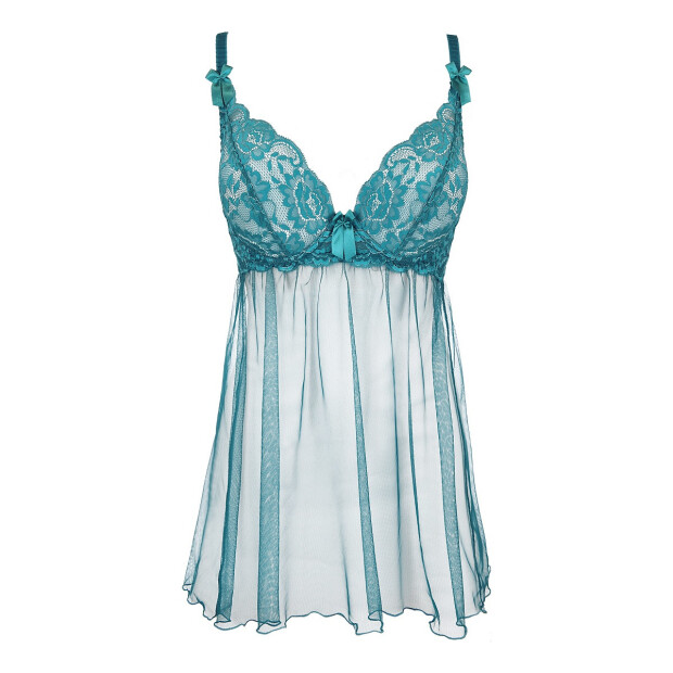 Axami babydoll & string green
