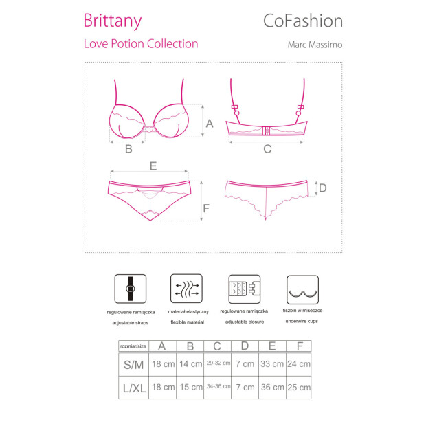 CoFashion Lingerie Brittany BH-Set schwarz