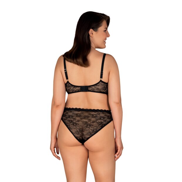 Obsessive Laurise 2pcs set black Size Plus