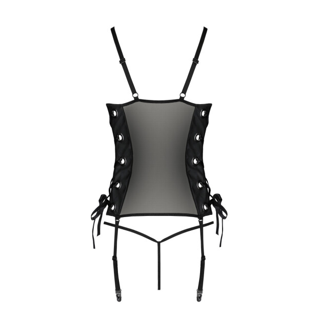 Passion Malwia corset & thong black