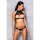 Passion Malwia 2pcs set with open bra black