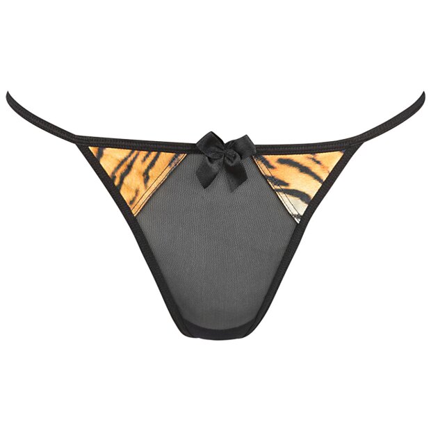 Axami babydoll & string black-gold