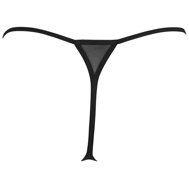 Axami babydoll & string black-gold