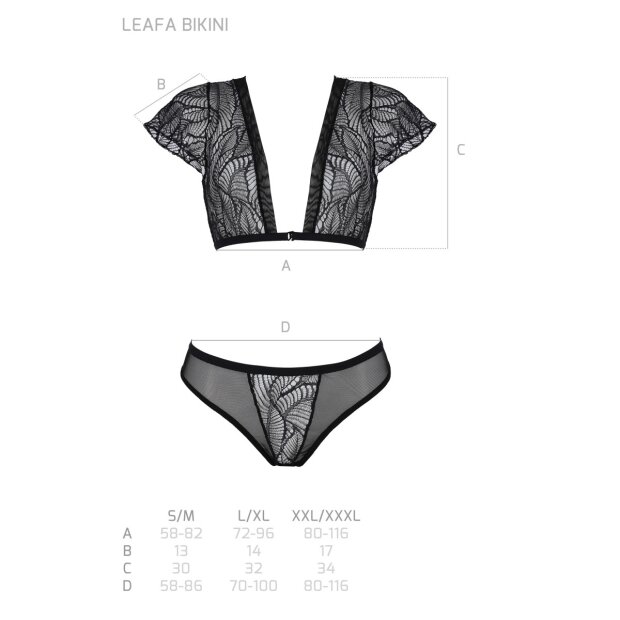 Passion ECO Leafa bikini black