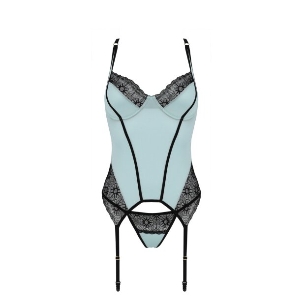Casmir Sidra corset & thong mint