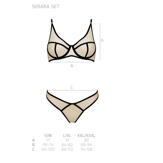 Passion Serara 2pcs set beige