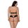 Passion Malwia Size Plus 2pcs set with open bra black
