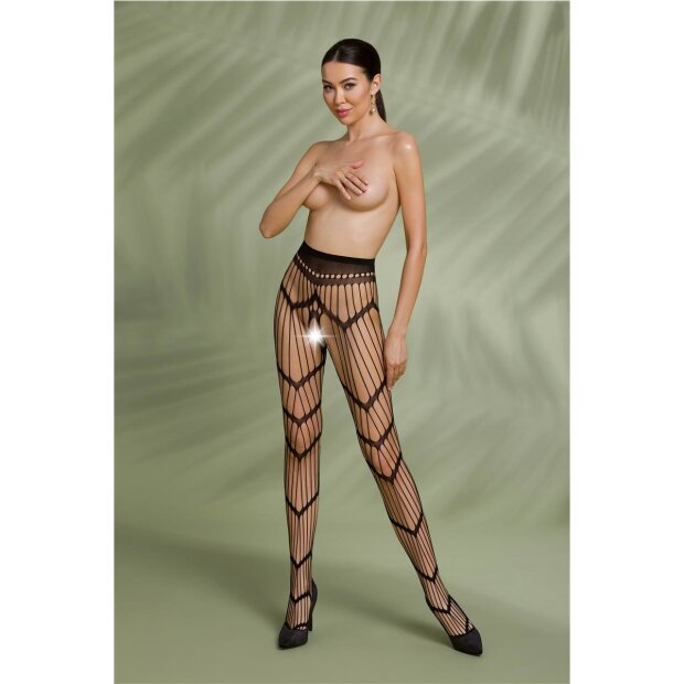 Passion ECO Strumpfhose ouvert black