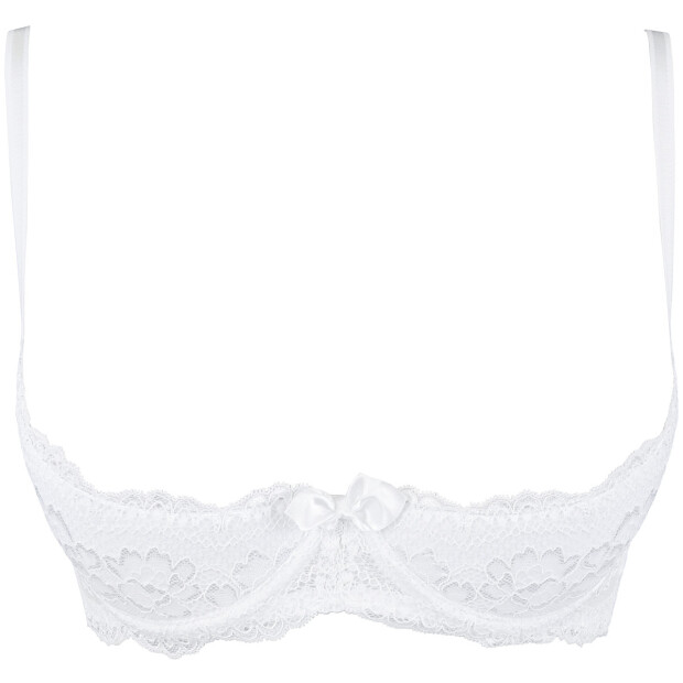 Axami bra white with open cups