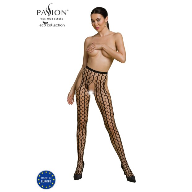 Passion ECO Strumpfhose ouvert black