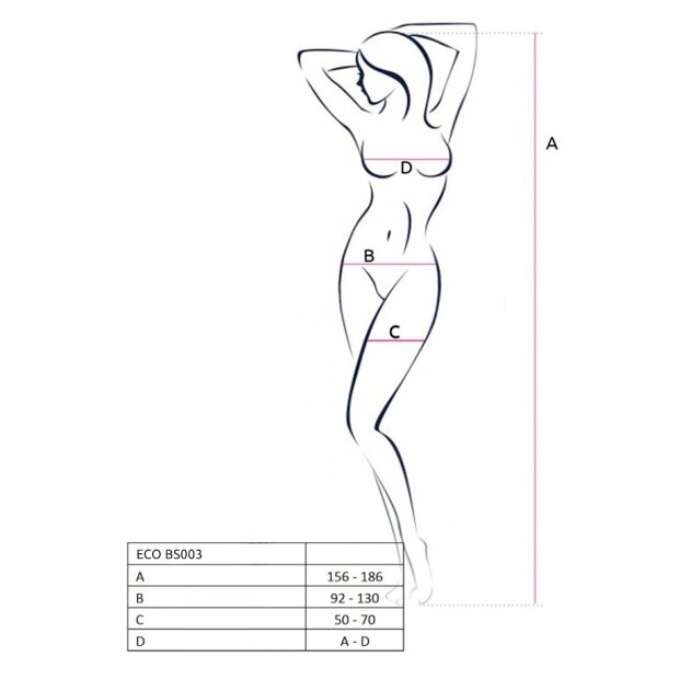Passion ECO Bodystocking white