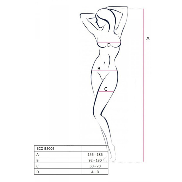 Passion ECO Bodystocking white