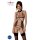 Passion Dominica corset & thong beige