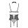 Passion Dominica corset & thong beige
