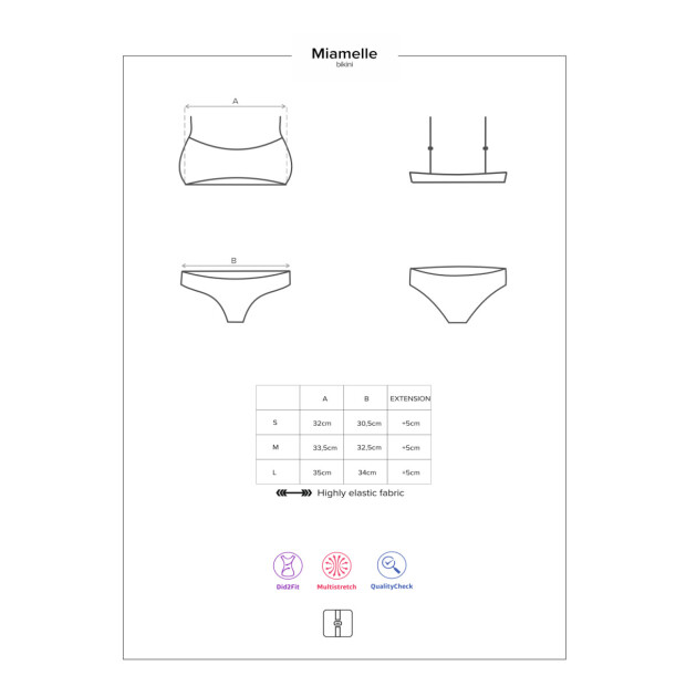 Obsessive Miamelle bikini black