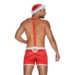 Obsessive Mr Claus costume red