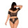 Obsessive Inessita 2pcs set black Size Plus