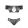 Obsessive Inessita 2pcs set black Size Plus