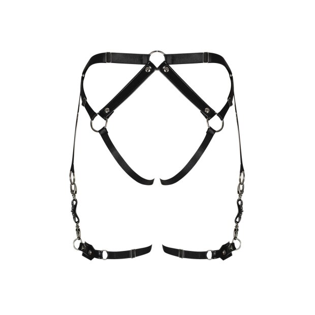 Obsessive harness black Size Plus