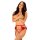 Obsessive Rubinesa garter belt & crotchless thong red