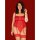 Obsessive Blossmina corset & thong red